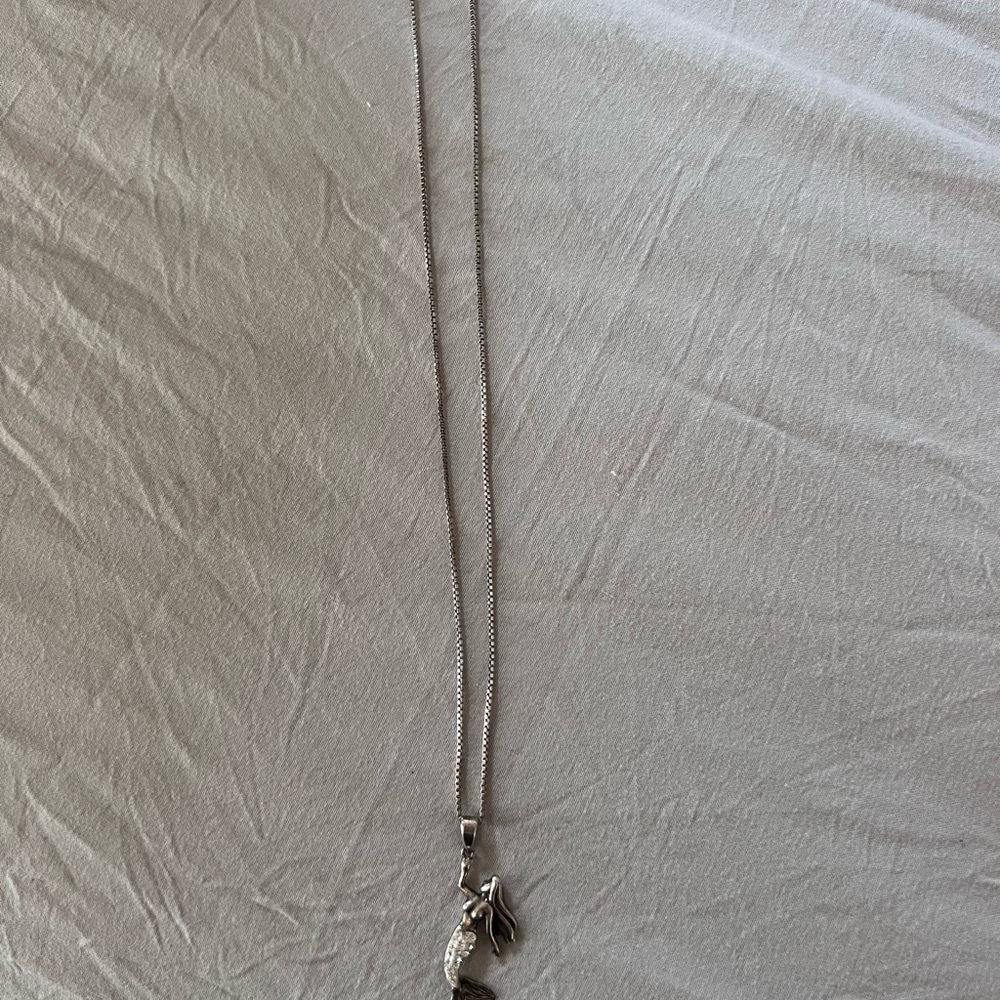 925 Italy chain with mermaid pendant - Picture 3 of 6